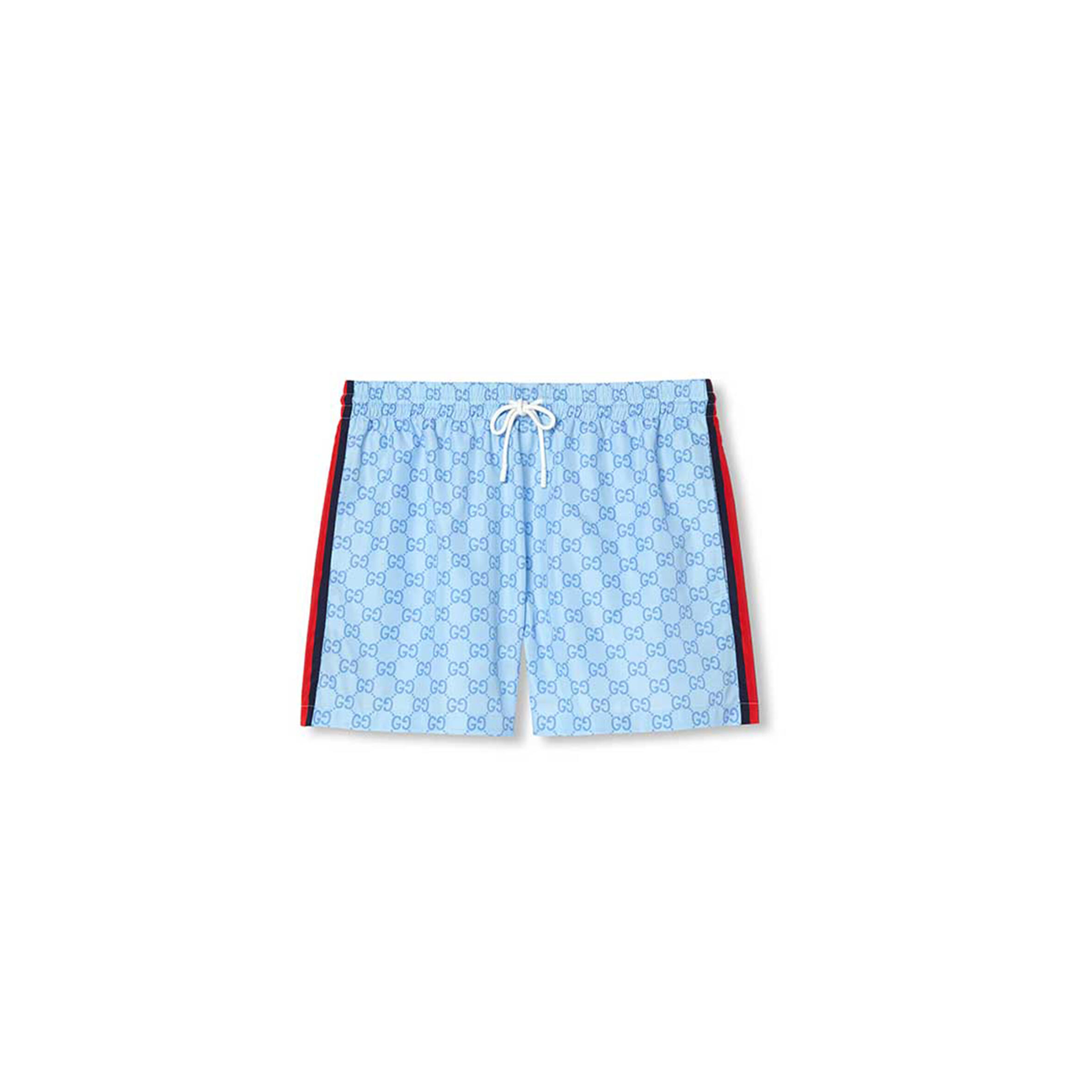 Gvc*1 printed poplin tech swim shorts 815602
